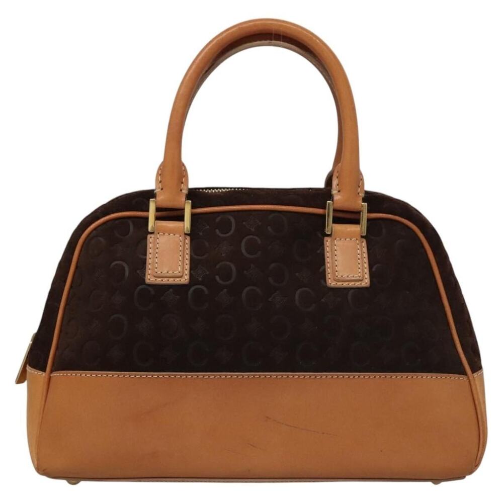 Celine C Macadam Handbag Brown